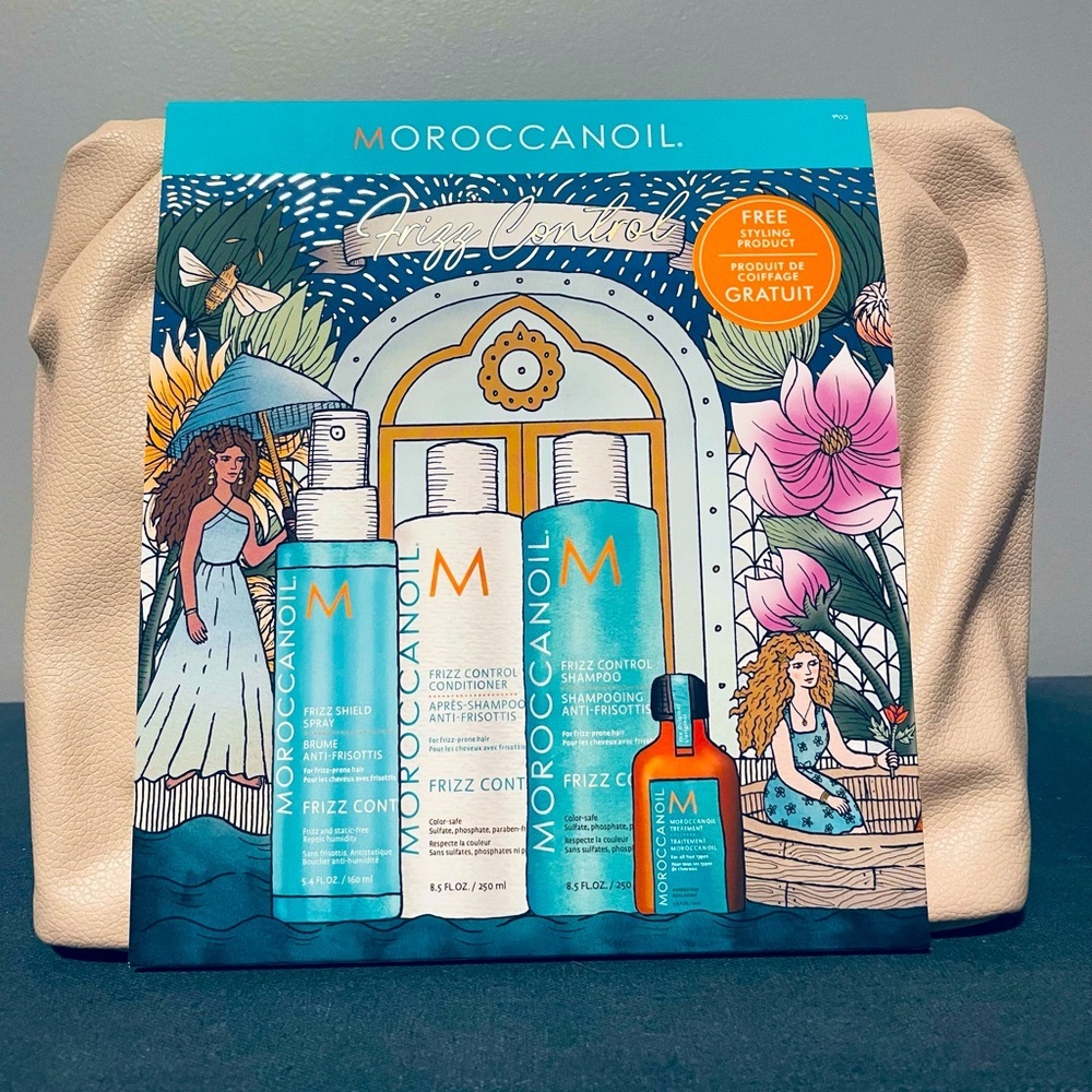 MOROCCANOIL Frizz Control Shampoo/Conditioner/Frizz spray & treatment oil